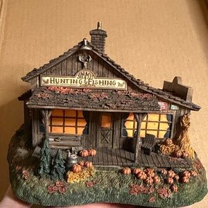 Terry Redlin “Autumn Traditions” Lakeside Market Art  by Hadley Collection NWT